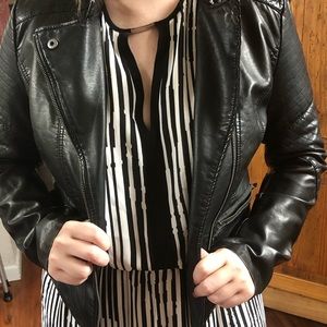 Leather jacket. Never worn. Price is set